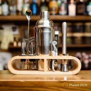 Cocktail Shaker set with 11 accessories