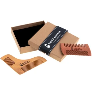 Beard and mustache comb set