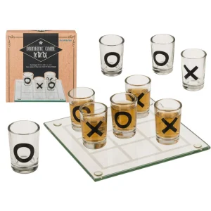 Tic Tac Toe with 9 shot glasses