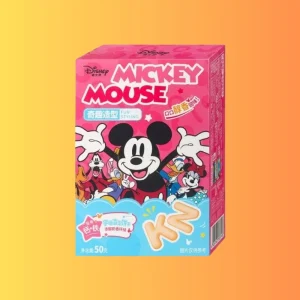 Binqi & Disney Mickey Milk Letters Shaped Cookies 50g CHN