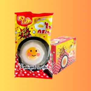 Pipp Jelly Pan Egg Shape & Strawberry Popping Candy 22g THA