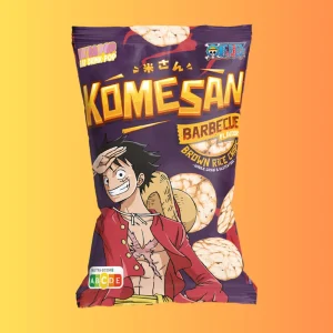 Ultra Pop Luffy Komesan Rice Chips Barbecue 60g