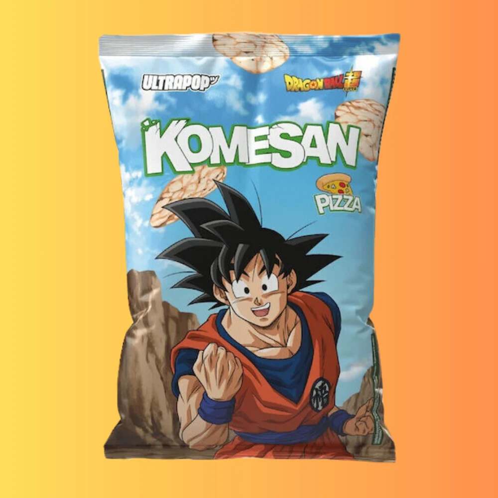 Ultra Pop Goku Komesan Pizza Rice Chips 60g