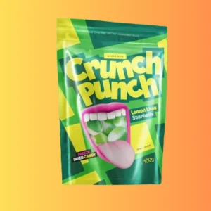Crunch Punch Freeze Dried Lemon Lime Starballs 100g