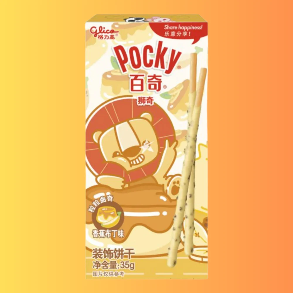 Glico Pocky Lion Pudding & Banana 35g CHN