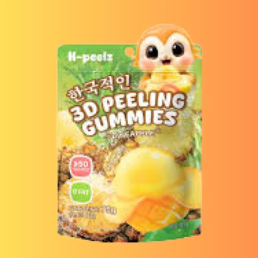 K-Peelz Pineapple 3D Peeling Gummies 75g CHN