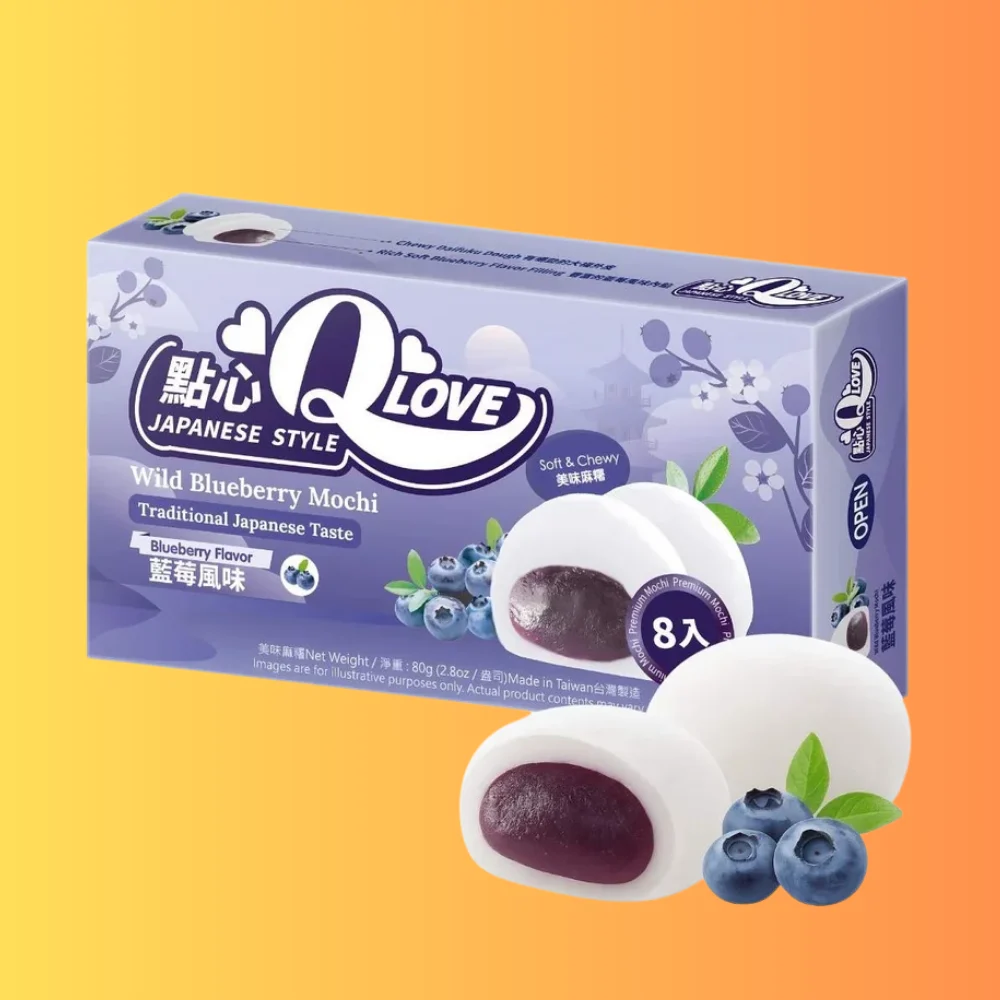 QLove Wild Blueberry Mini Mochi 80g TWN