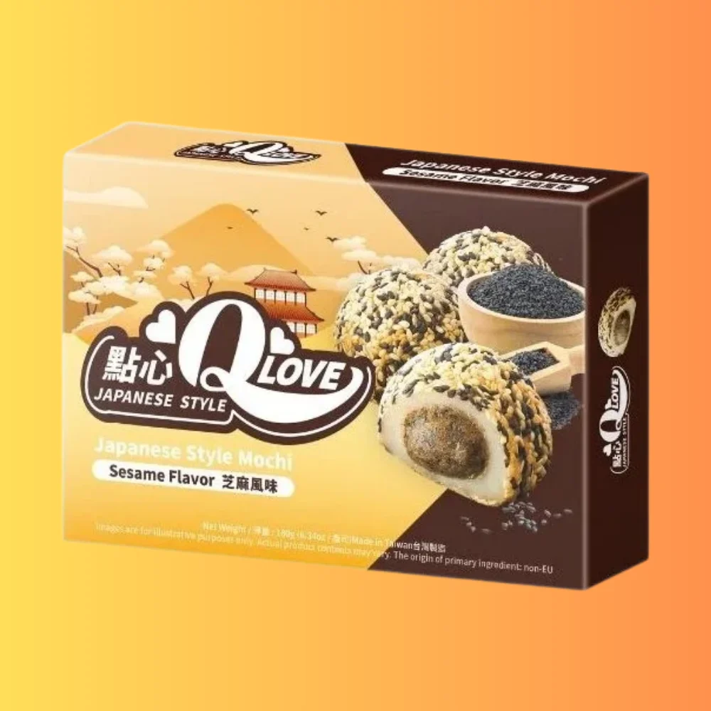 QLove Sesame Traditional Mochi 180g TWN