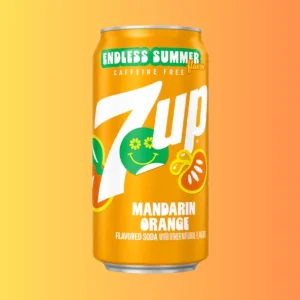 7UP Caffeine Free Mandarin Orange Endless Summer Flavor 355ml