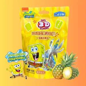 Leda SpongeBob Pineapple 3D Gummy 56g CHN