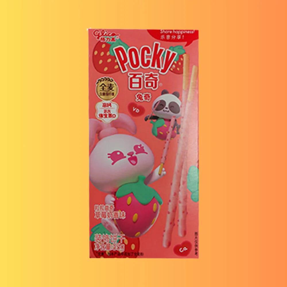 Glico Pocky Bunny Milk & Strawberry 35g CHN