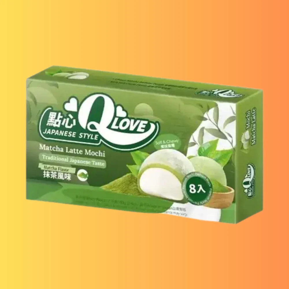 QLove Matcha Latte Mini Mochi 80g TWN