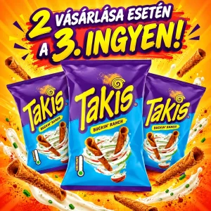 Takis Buckin Ranch 90g - 3 Pack