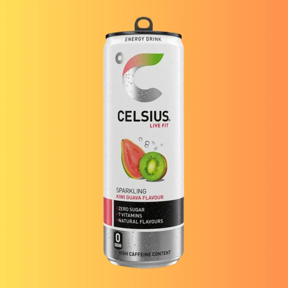 Celsius Energy Drink Kiwi Guava 355ml