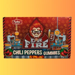 Felko Dr. Fire Spicy Chili Pepper Shaped Gummy 80g