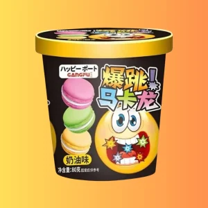 Gangfu Creamy Popping Candy Macarons 80g CHN