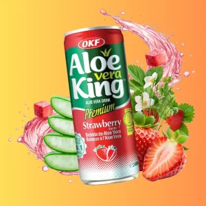 OKF Aloe Vera King Strawberry Drink 240ml KOR