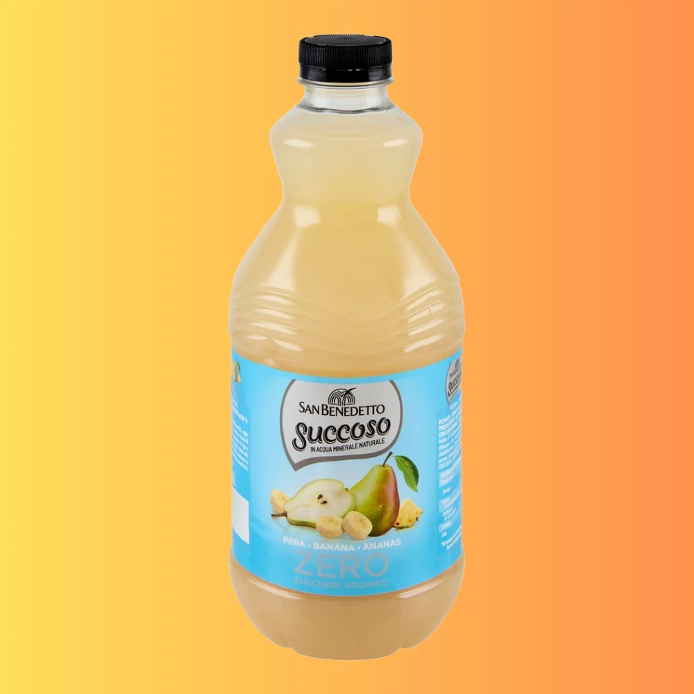 San Benedetto Succoso Zero Pear Banana Pineapple 900ml